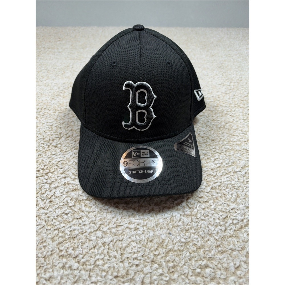 NWT New Era MLB Boston Red Sox Adjustable 9Forty Men's Black Cap